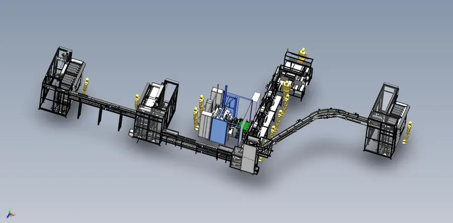System transportu palet